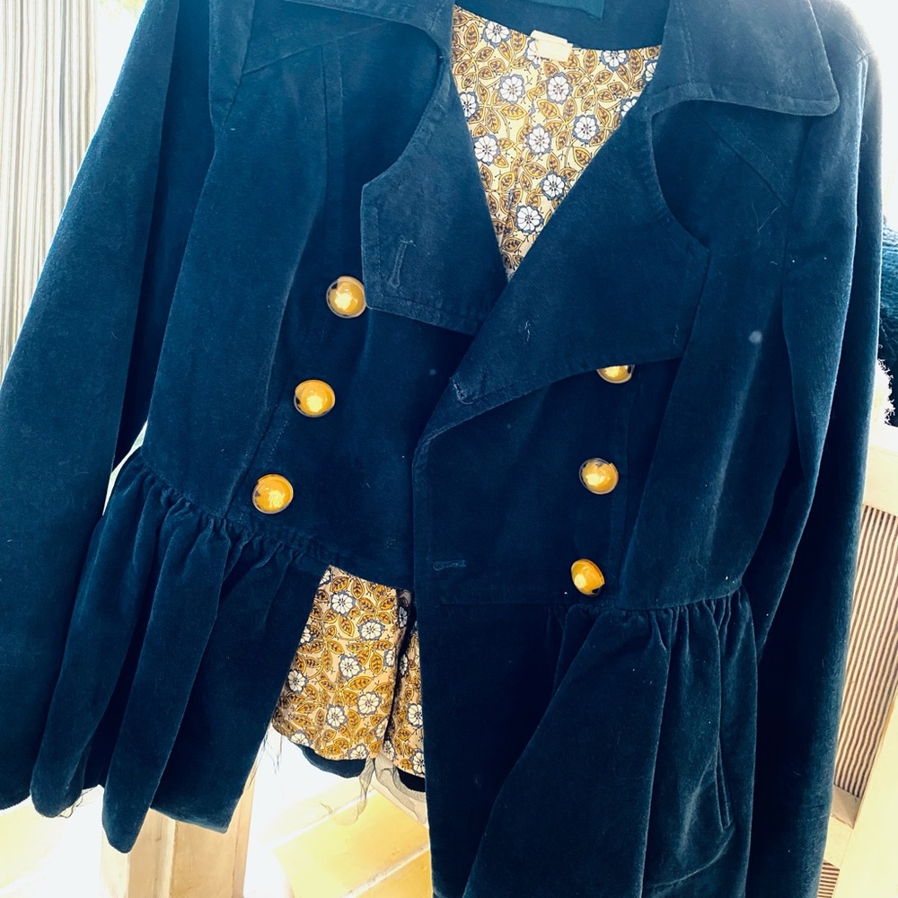 Idra anthropology vintage swing pea coat sz 4
